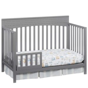 Oxford Baby Harper Crib to Toddler Bed Guard Rail Conversion Kit, Dove Gray, GreenGuard Gold Certified 0.75x18.50x11.13 Inch (Pack of 1)