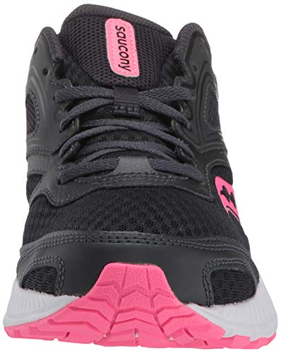 Saucony womens Versafoam Cohesion 12,Black/Pink,8 W US