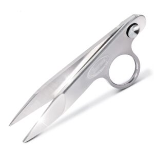 newness thread snips, sewing snips with protective plastic sleeve, mini small snippers shears trimming nipper clipper for variety of material, fishing line, fabric, diy, yarn scissors, 4.72 inch long