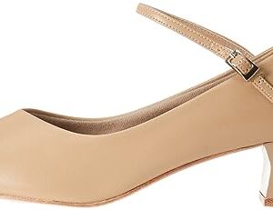 Capezio Women's Medium Cassie Jr. Character Shoe, Caramel, 12