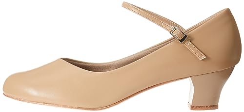 Capezio Women's Medium Cassie Jr. Character Shoe, Caramel, 12