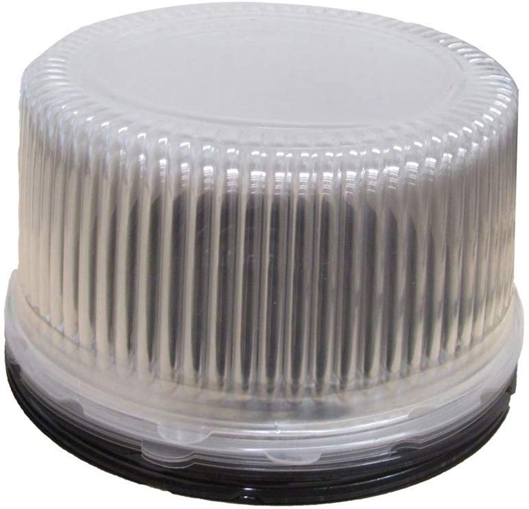10-inch Cake Container with Clear Dome Lid 9 Inch and Cake Boards - 10pack