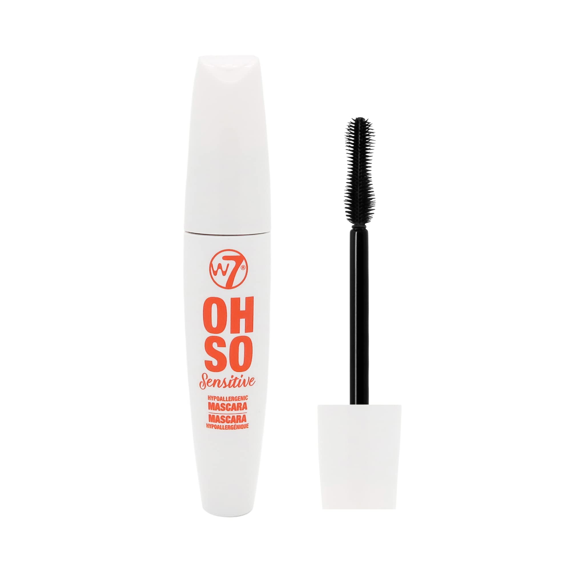 W7 Oh So Sensitive Hypoallergenic Mascara - Black Mascara For Sensitive Eyes With Vitamin E - Vegan