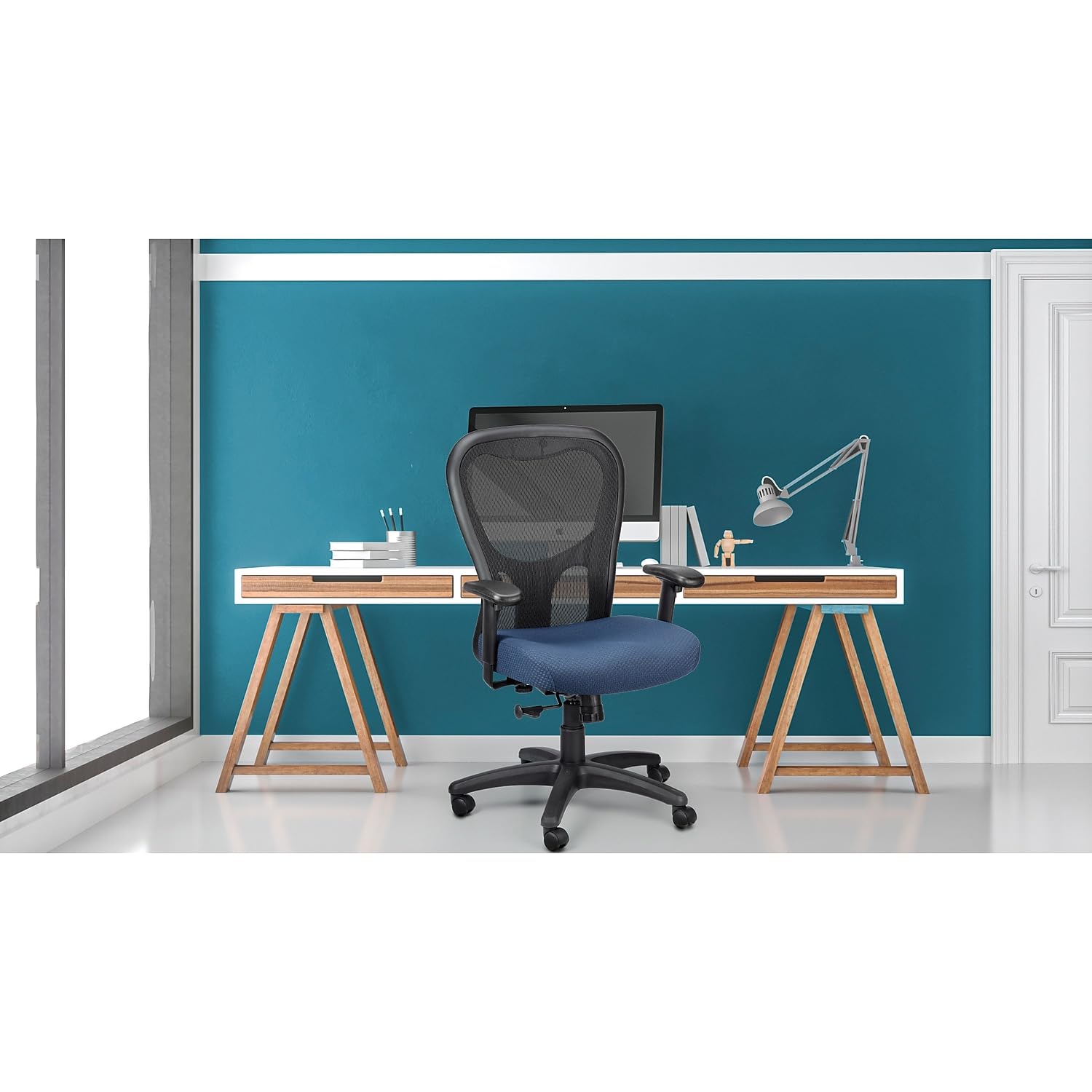 Tempur-Pedic TP9000 Mesh Task Chair, Navy Blue (TP9000-NAVY)