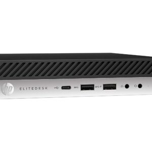 HP EliteDesk 800 G4 DM Desktop Mini PC 'Core i5-8500 3.0GHz'16GB RAM '500GB Hard Drive Windows 10 Pro (2YH19AV) (Renewed)