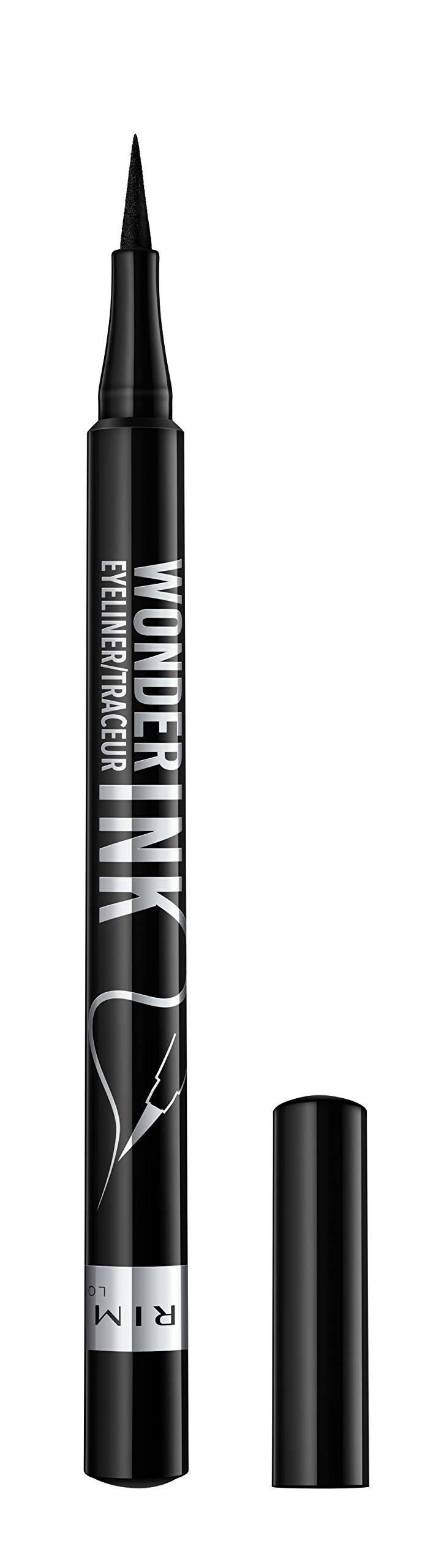 Rimmel London Wonder’Ink Eyeliner, Matte Finish, Waterproof, Long-Wearing, 001, Black, 0.03oz