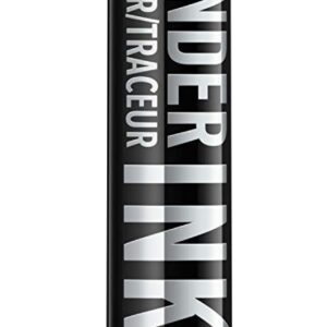 Rimmel London Wonder’Ink Eyeliner, Matte Finish, Waterproof, Long-Wearing, 001, Black, 0.03oz