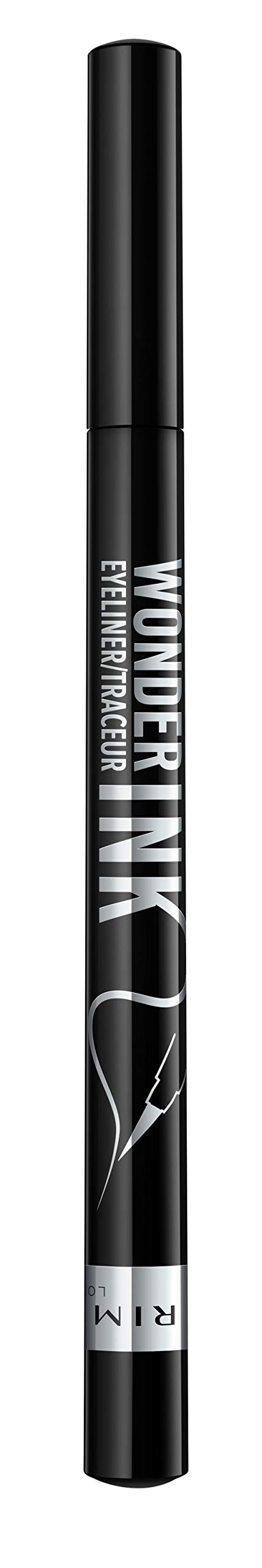 Rimmel London Wonder’Ink Eyeliner, Matte Finish, Waterproof, Long-Wearing, 001, Black, 0.03oz