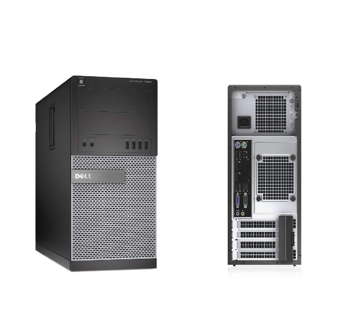 Dell Optiplex 7020 Tower Core i5-4570 3.2 GHz 8 GB 240 GB SSD DVD Wi-Fi Win 10 Pro (Renewed)