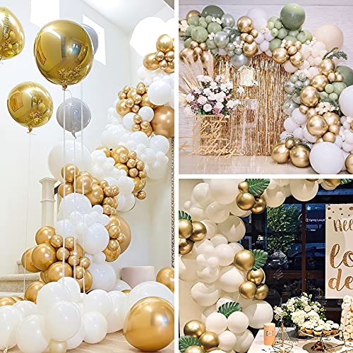 PartyWoo Metallic Gold Balloons, 25 pcs 12 Inch Gold Metallic Balloons, Gold Balloons for Balloon Garland or Balloon Arch as Party Decorations, Birthday Decorations, Baby Shower Decorations, Gold-G101