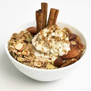 Livlo Keto Nut Granola Cereal - Grain Free & Gluten Free - 1g Net Carbs - Keto Friendly Low Carb Healthy Snack - Paleo & Diabetic Friendly Food - Cinnamon Almond Pecan, 11oz
