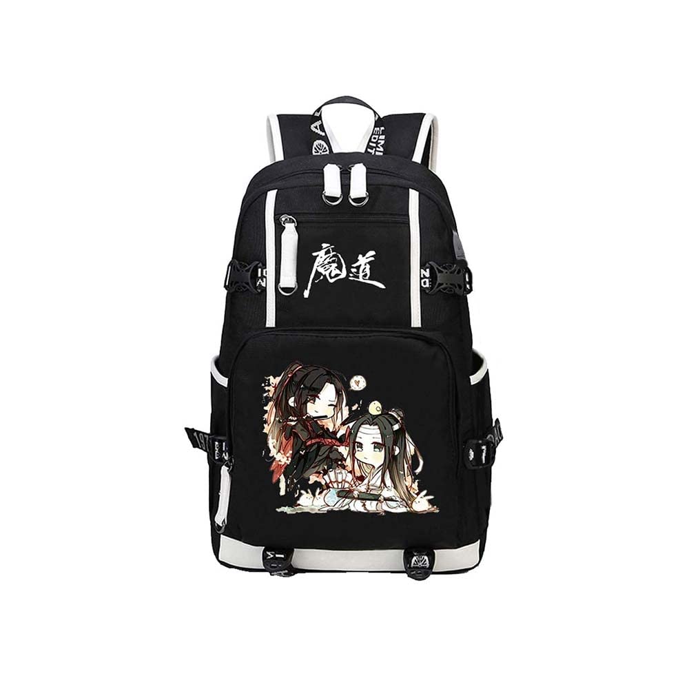 Vercico Grandmaster of Demonic Cultivation Backpack USB Charging Port Schoolbag for Carrying Books, Stationery and Laptops