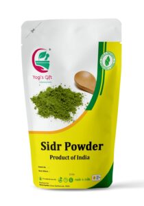 yogi's gift sidr leaf powder | organically grown 10 oz (283 g) | natural herbal hair cleanser & conditioner | rejunivates hair follicles | hair care powder