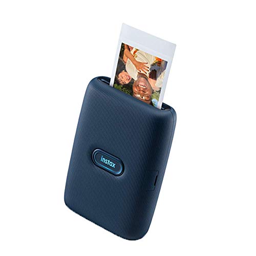 Fujifilm Instax Mini Link Smartphone Printer (Space Blue) + Fuji Instax Mini Film (40 Sheets) - Instax Mini Link Printer Bundle