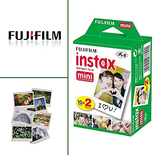 Fujifilm Instax Mini Link Smartphone Printer (Space Blue) + Fuji Instax Mini Film (40 Sheets) - Instax Mini Link Printer Bundle