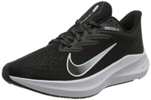 nike womens zoom winflo 7 casual running shoe cj0302-005 size 11 black/white/anthracite
