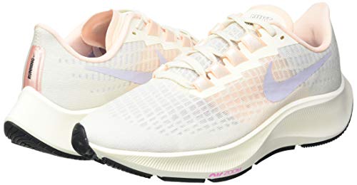 Nike Women's Air Zoom Pegasus 37 Running Shoes Pale Ivory/Barely Volt/Sail/Ghost 9 M US