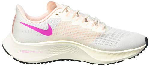 Nike Women's Air Zoom Pegasus 37 Running Shoes Pale Ivory/Barely Volt/Sail/Ghost 9 M US