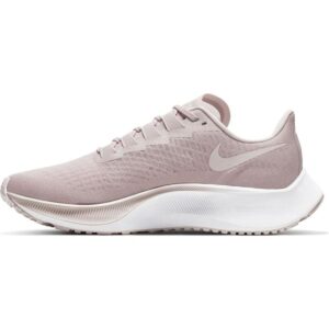 nike women's air zoom pegasus 37 shoes, champagne barely rose white, 8