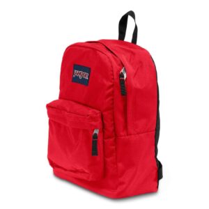 jansport superbreak backpack red tape