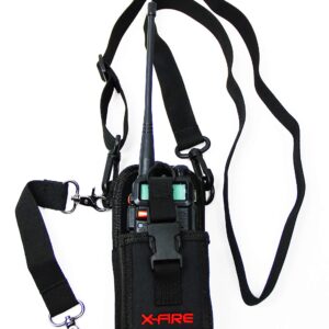 X-FIRE® ‘Radio Strap’ Washable Firefighter EMS Portable Radio Shoulder/Duty Belt Holder w/Anti-Sway Strap