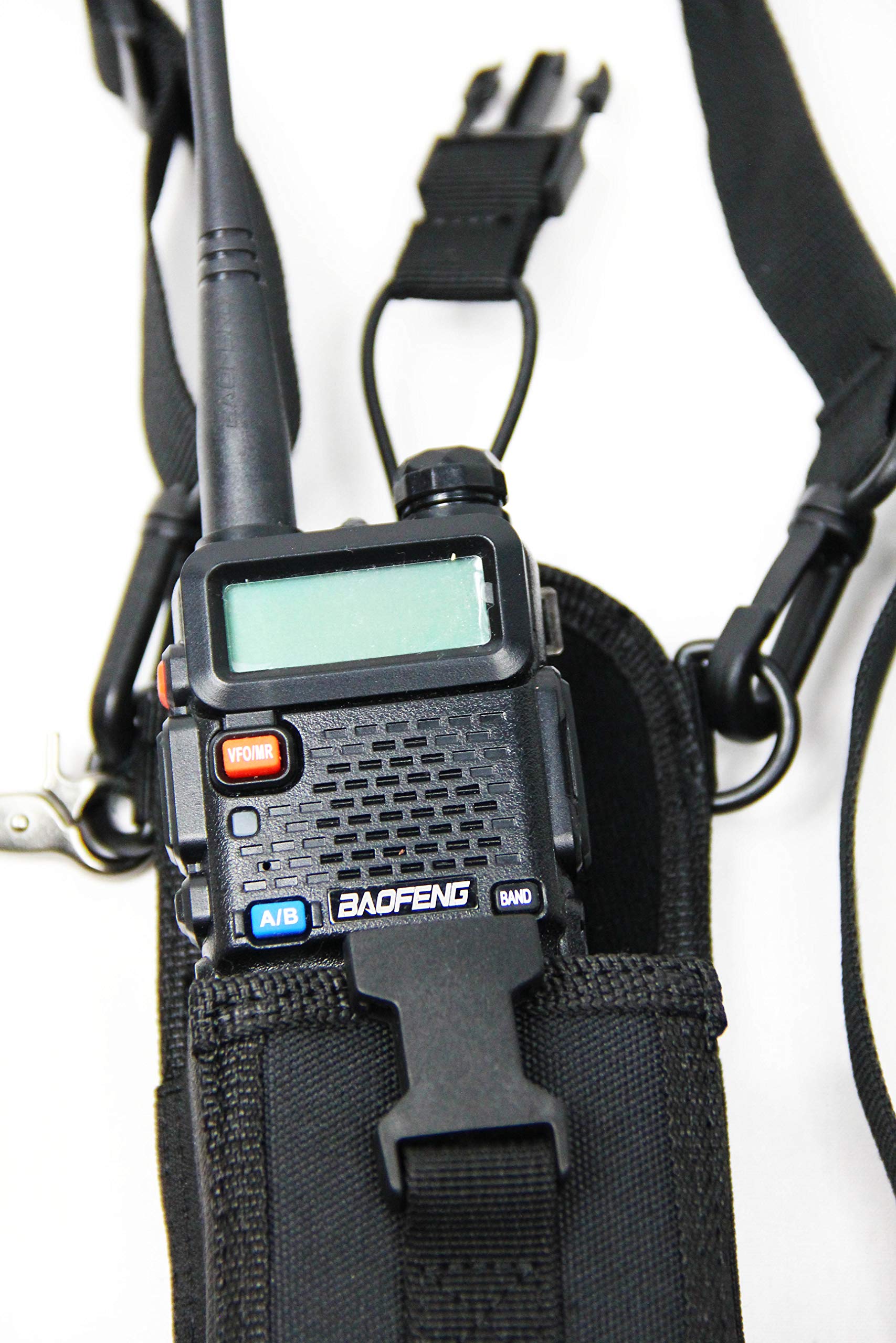 X-FIRE® ‘Radio Strap’ Washable Firefighter EMS Portable Radio Shoulder/Duty Belt Holder w/Anti-Sway Strap