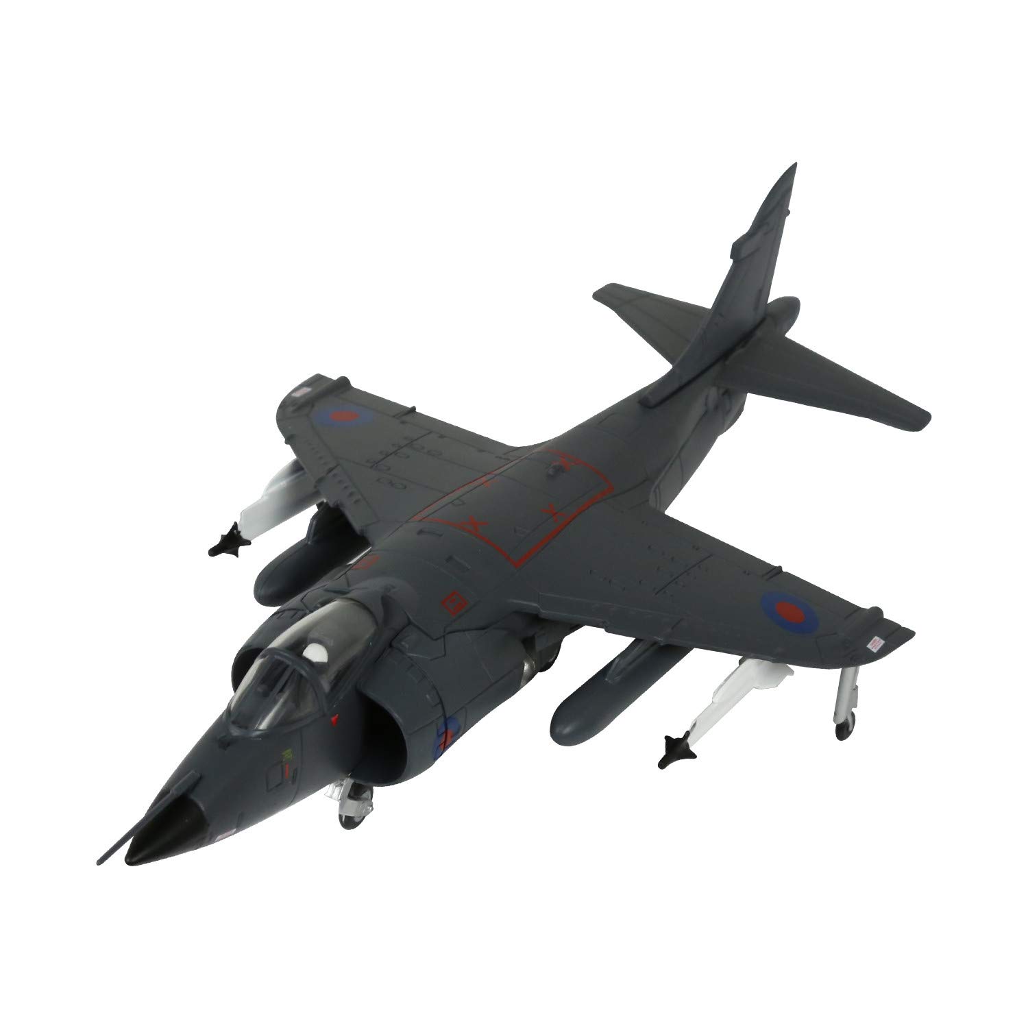 HANGHANG 1/72 Scale United Kingdom Harrier FRSMK1 Attack Plane Metal Fighter Military Model Fairchild Republic Diecast Plane Model