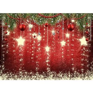 7x5ft red christmas backdrop sparkling stars christmas backdrops for pictures glittering stars christmas photo backdrop new year christmas photography backdrop for party decorations