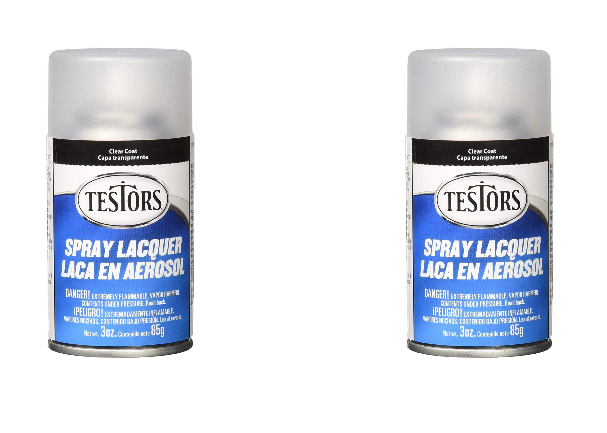 Testors Spray Lacquer 3oz, Clear Coat(2 Pack)