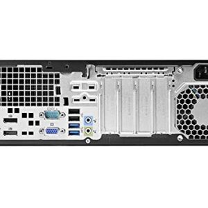 HP EliteDesk 800 G1 SFF Desktop, Intel i7, 16GB, 500GB SSD, Dual (2) E243 24-inch HP FHD Monitors, WiFi, Windows 10 Pro (Renewed)