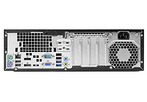 HP EliteDesk 800 G1 SFF Desktop, Intel i7, 16GB, 500GB SSD, Dual (2) E243 24-inch HP FHD Monitors, WiFi, Windows 10 Pro (Renewed)