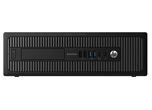 HP EliteDesk 800 G1 SFF Desktop, Intel i7, 16GB, 500GB SSD, Dual (2) E243 24-inch HP FHD Monitors, WiFi, Windows 10 Pro (Renewed)