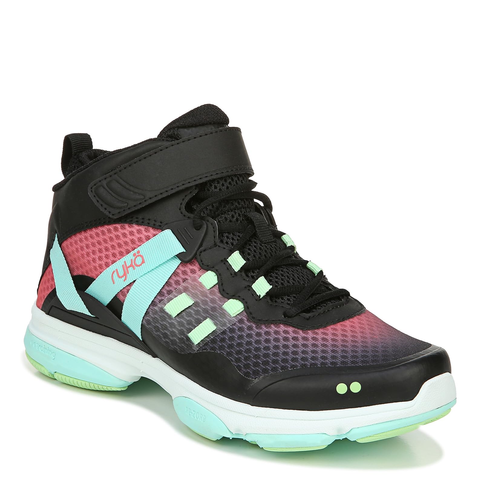 Ryka Womens Devotion Xt Mid Training Shoe, Black Multi, 6.5 US