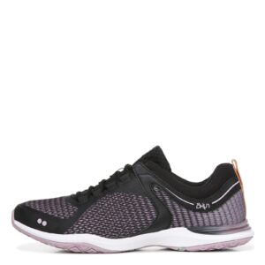 ryka women's graphite training shoe, black, 8.5 us