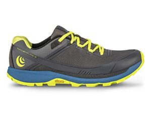 topo athletic women's runventure 3 trail running shoes, grey/green, size 7