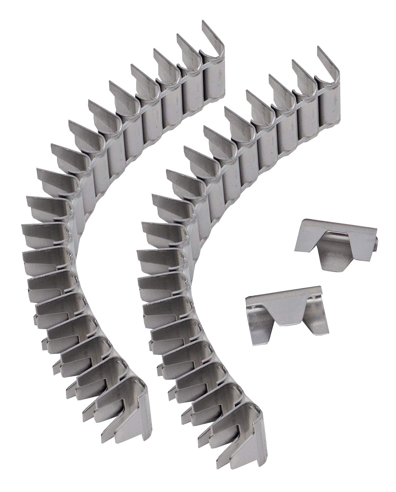 House2Home 40 Pack Upholstery Stay Wire Clips for Sofa, Couch, and Chair Spring Repair, Includes Instructions, Connectors to Attach Springing Wire to Springs