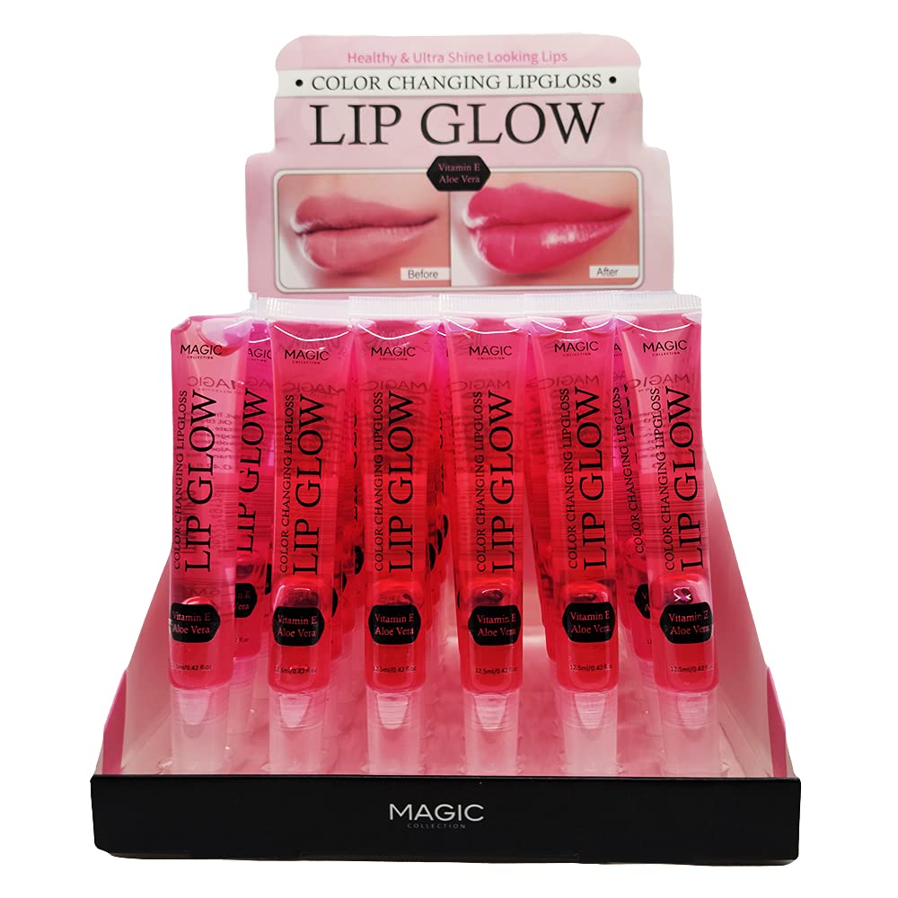 Magic Collection Lip Glow Color Changing Lip Gloss (1 Tube)