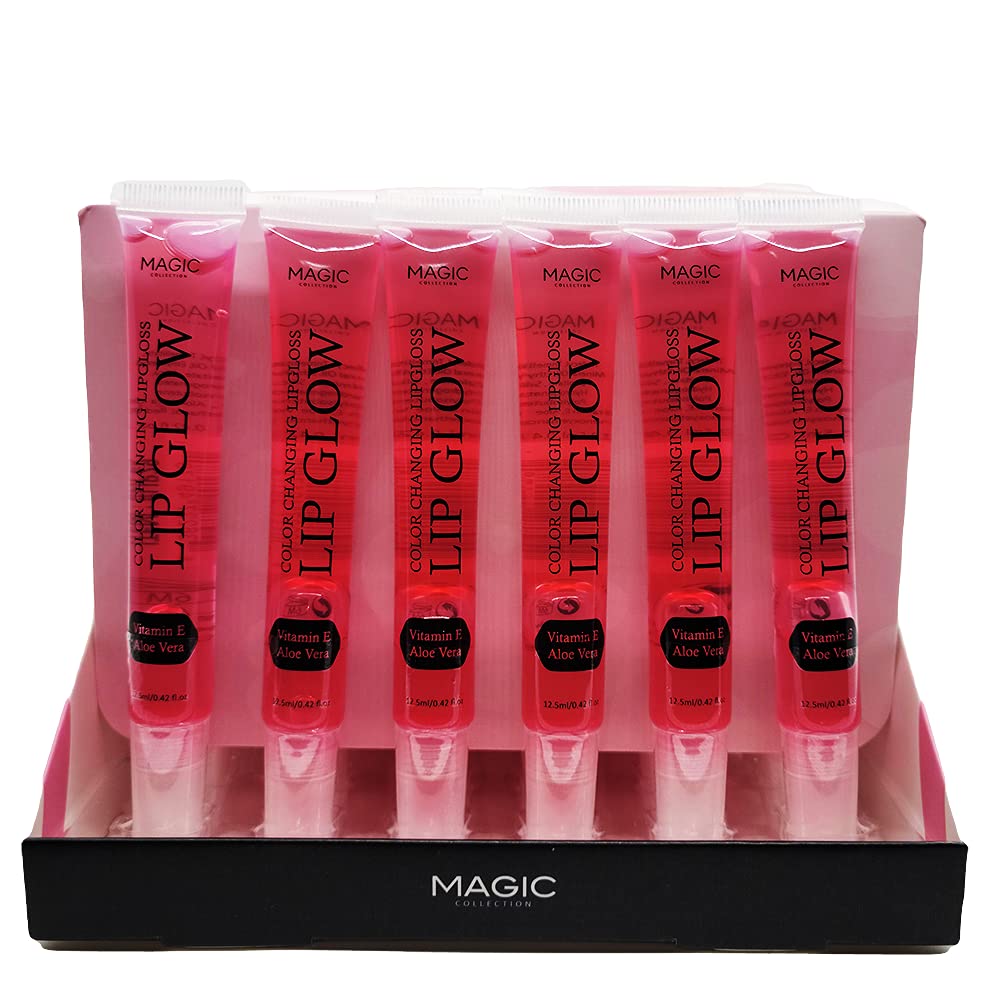 Magic Collection Lip Glow Color Changing Lip Gloss (1 Tube)