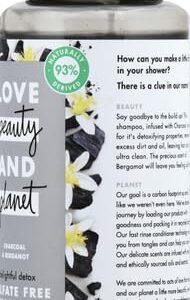 Love Beauty And Planet Clarifying Shampoo Delightful Detox Charcoal & Bergamot Vegan, Paraben & Sulfate & Silicone & Cruelty Free, Coconut, 13.5 Fl Oz