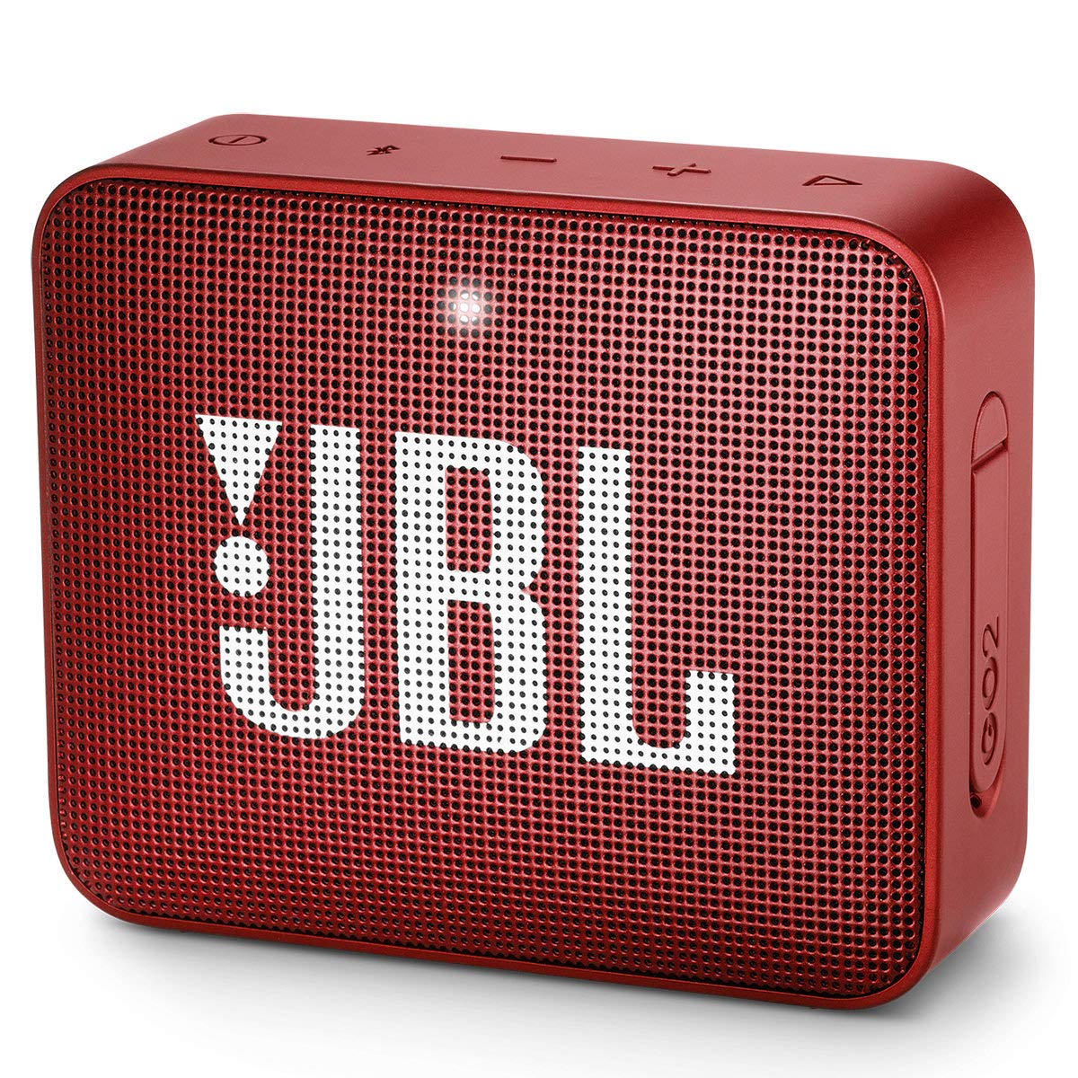 JBL GO 2 Portable Bluetooth Waterproof Speaker (Red) (Renewed)