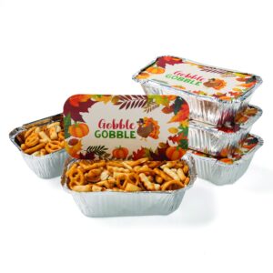 fun express thanksgiving leftover disposable containers (12 sets) - sized for one serving per container