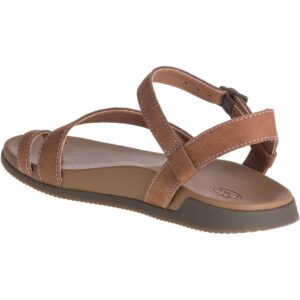 chaco women's tulip sandal, toffee, 11
