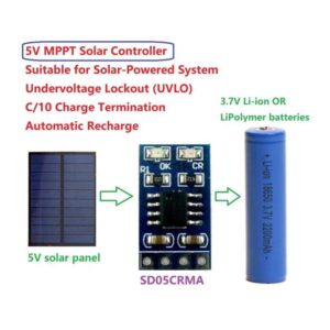 SD05CRMA 4.4-6.5V Input Solar Panel Dedicated Charging Module LiPo Li-ion Lithium Battery Controller Module(without Pin)