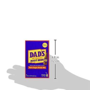 Dad's Old Fashioned Root Beer Singles To Go Sugar Free Powder Drink Mix 6 Sticks Per Box, 12 Boxes (72 Total Sticks)