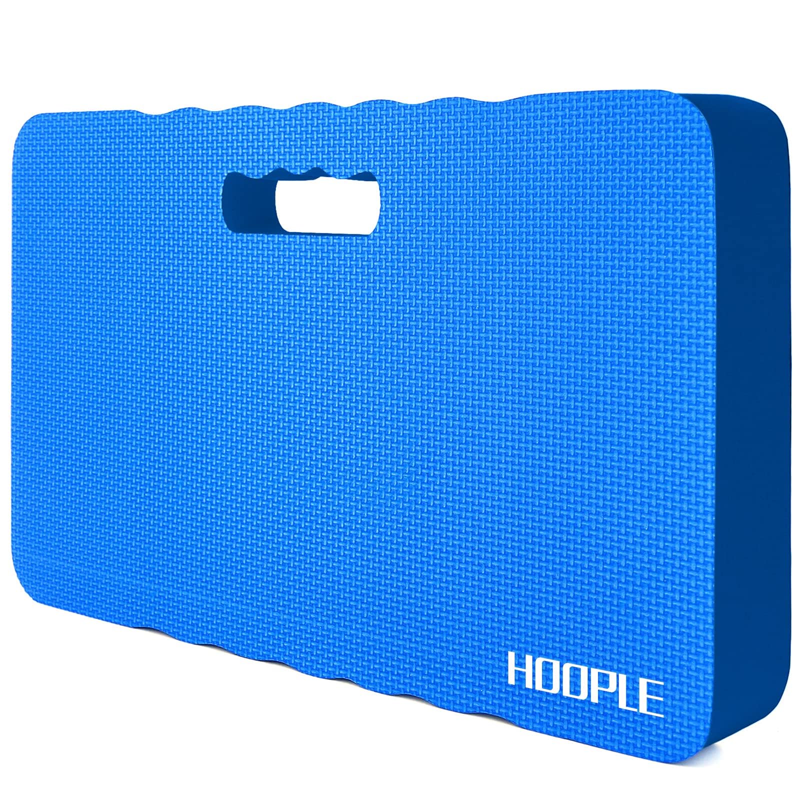 HOOPLE Extra Thick Kneeling Pad, Soft Foam Kneeling Cushion, Waterproof Knee Pads, Lightweight Knee Mat for Bathing, Workout Supplies, Exercise Yoga, Garden Work Gifts 15.7 x 11 Inches Blue