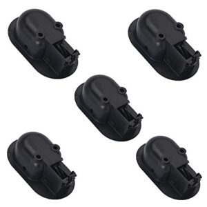 smthome plastic handle recliner chair sofa couch release lever replacement set of 5, black