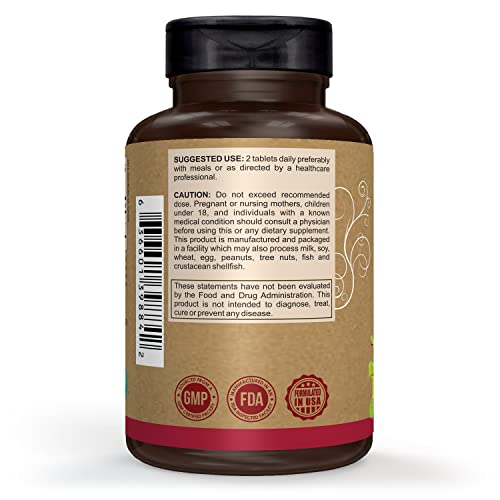 Pomona Wellness Beet Root Supplement Powder 1350mg, Supports Blood Pressure, Heart Health, Circulation, Energy & Athletic Performance, USDA Organic, Non-GMO, Vegan, 100 Tablets