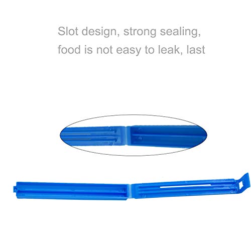 10 Pack Sealing Clips for Food,Bag Clips Plastic Sealing Clips for Food and Snack Bag Fresh Keeping Clamp Sealer For Kitchen (Random Colors)