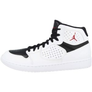 nike men's jordan access basketball shoe, white gym red black, 13 uk