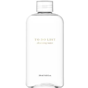 to do list cleansing water | premium micellar water make up remover | oil-free lip & eye makeup remover | agua micelar cleanser | 8.45 fl. oz. | korean skin care for all skin types
